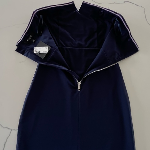 BLQ. Mkt - Mixology - Strapless Mini Dress - Navy Blue - Silver Back Zipper - S - Picture 4 of 9
